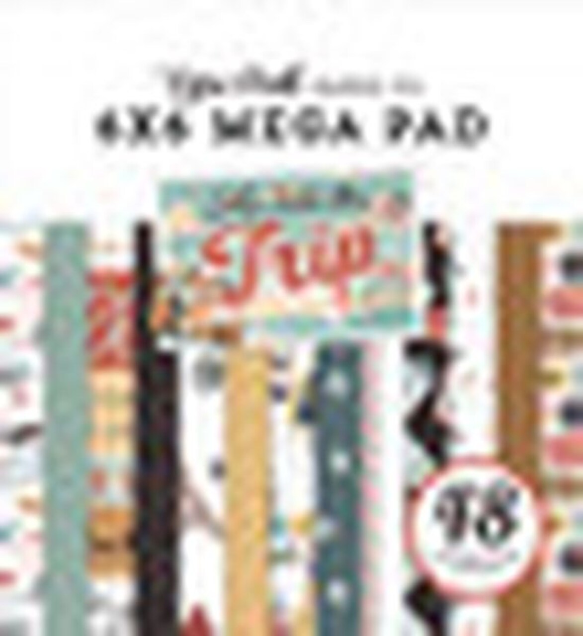 Echo Park - Let's Take the Trip Cardmakers 6x6 DS Patterned Paper Mega Pad